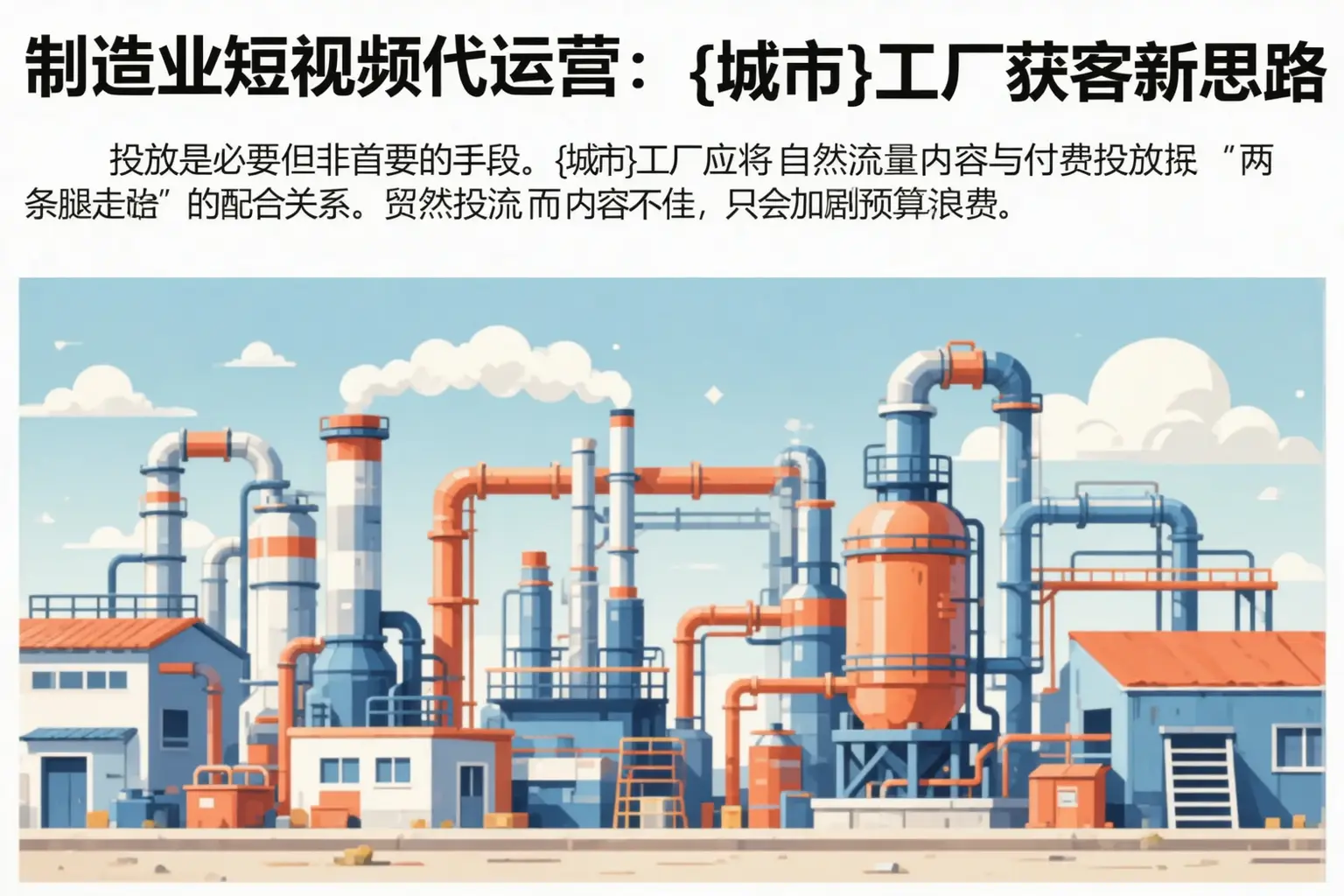 制造业短视频代运营:益阳工厂获客新思路