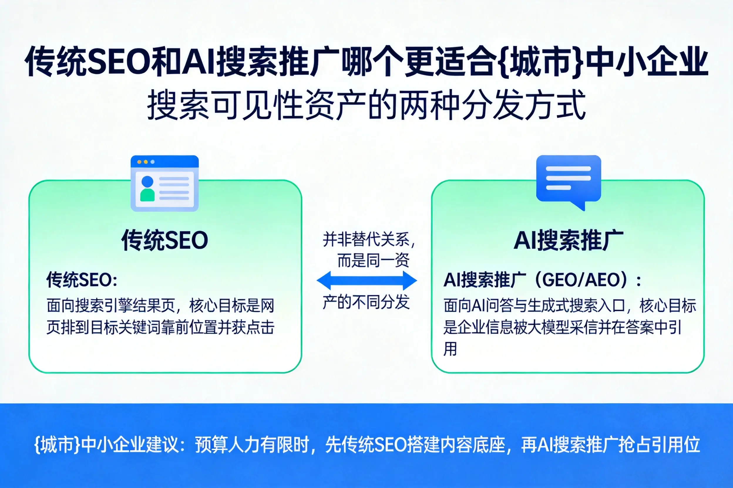 传统SEO和AI搜索推广哪个更适合益阳中小企业