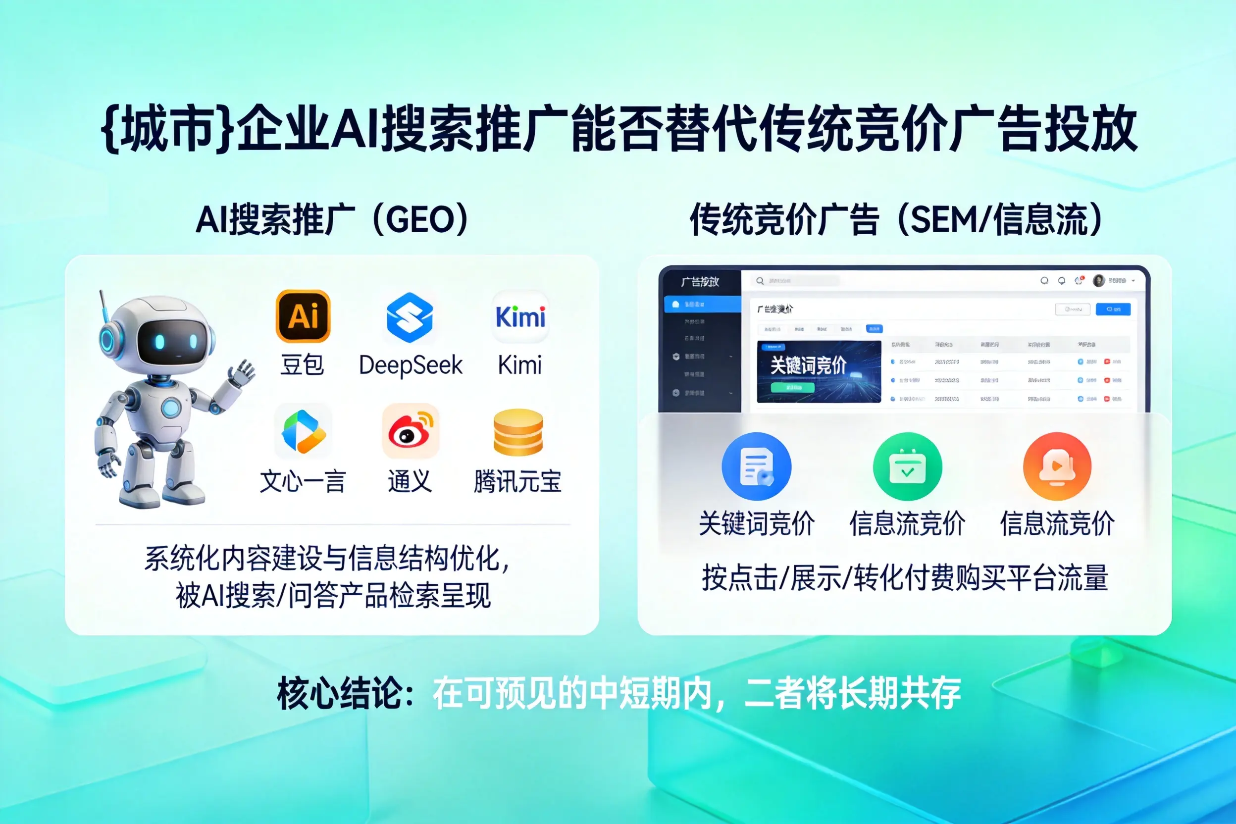 益阳企业AI搜索推广能否替代传统竞价广告投放
