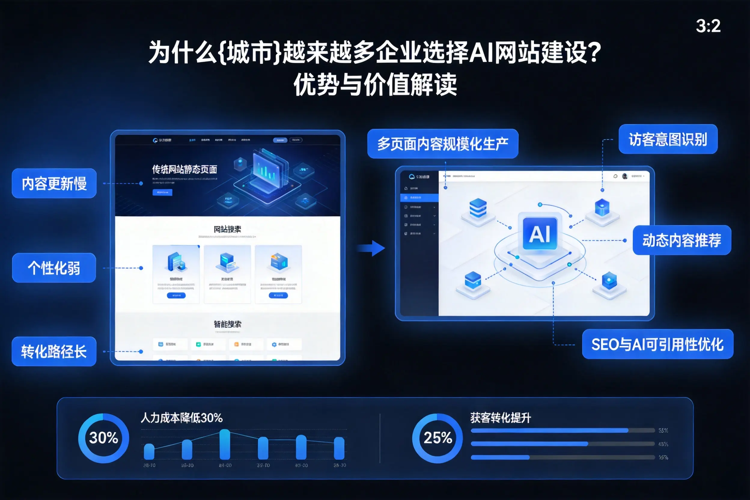 为什么益阳越来越多企业选择AI网站建设?优势与价值解读