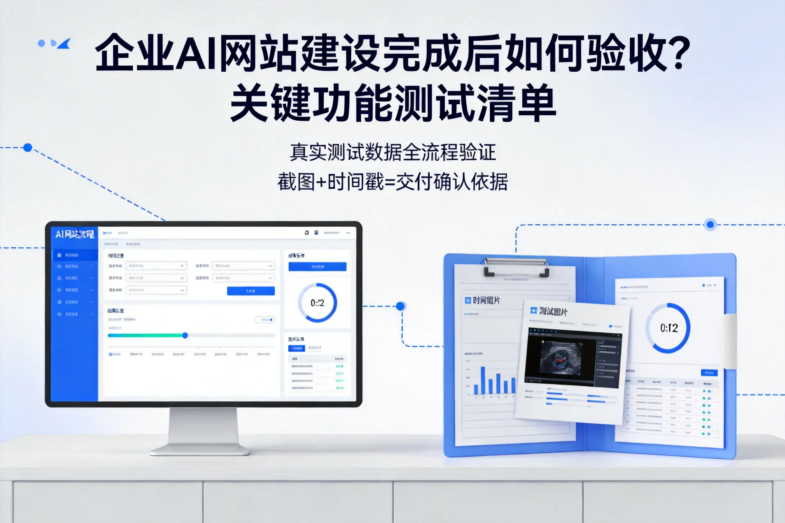 益阳企业AI网站建设完成后如何验收?关键功能测试清单