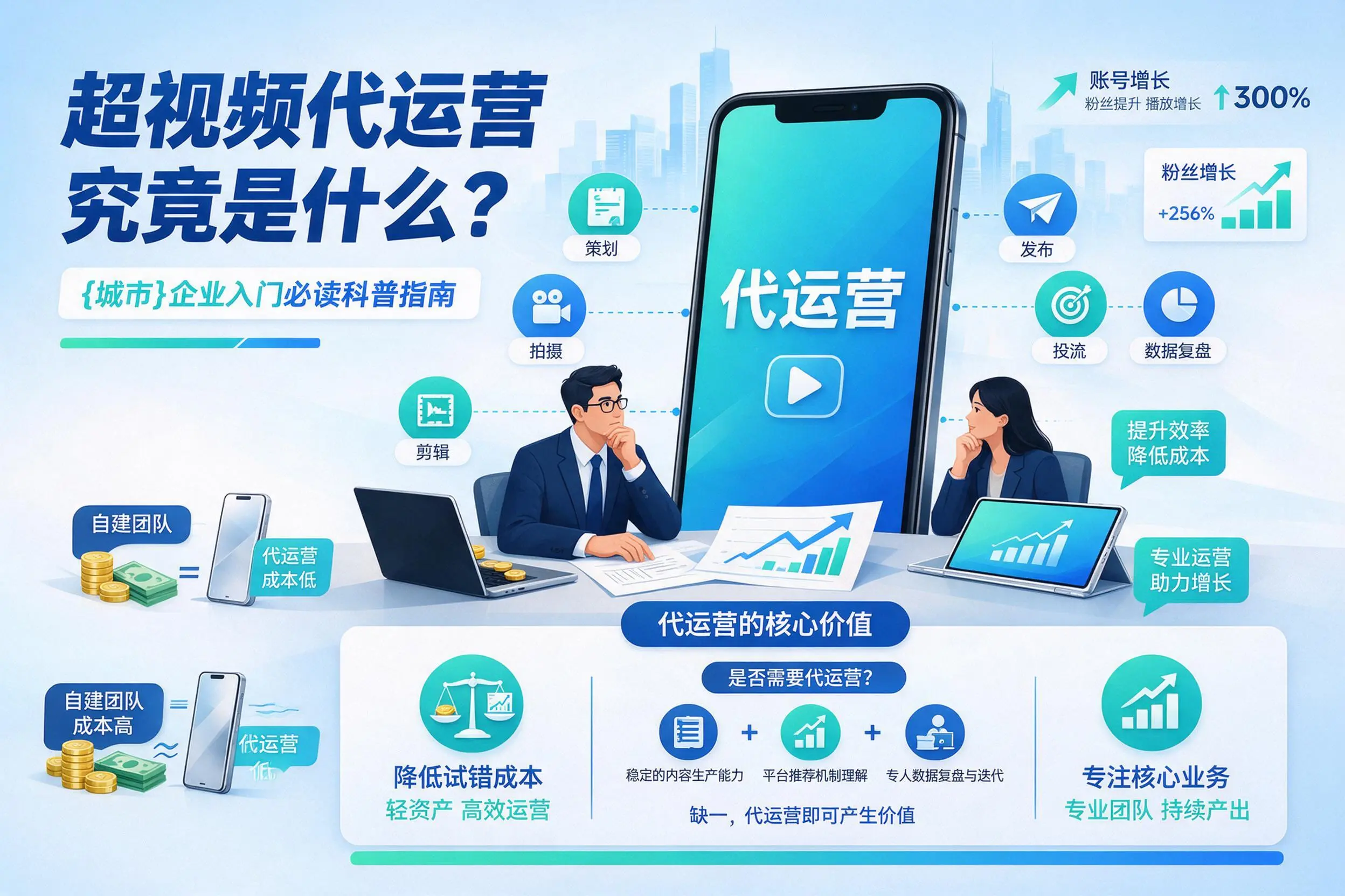 短视频代运营究竟是什么？益阳企业入门必读科普指南