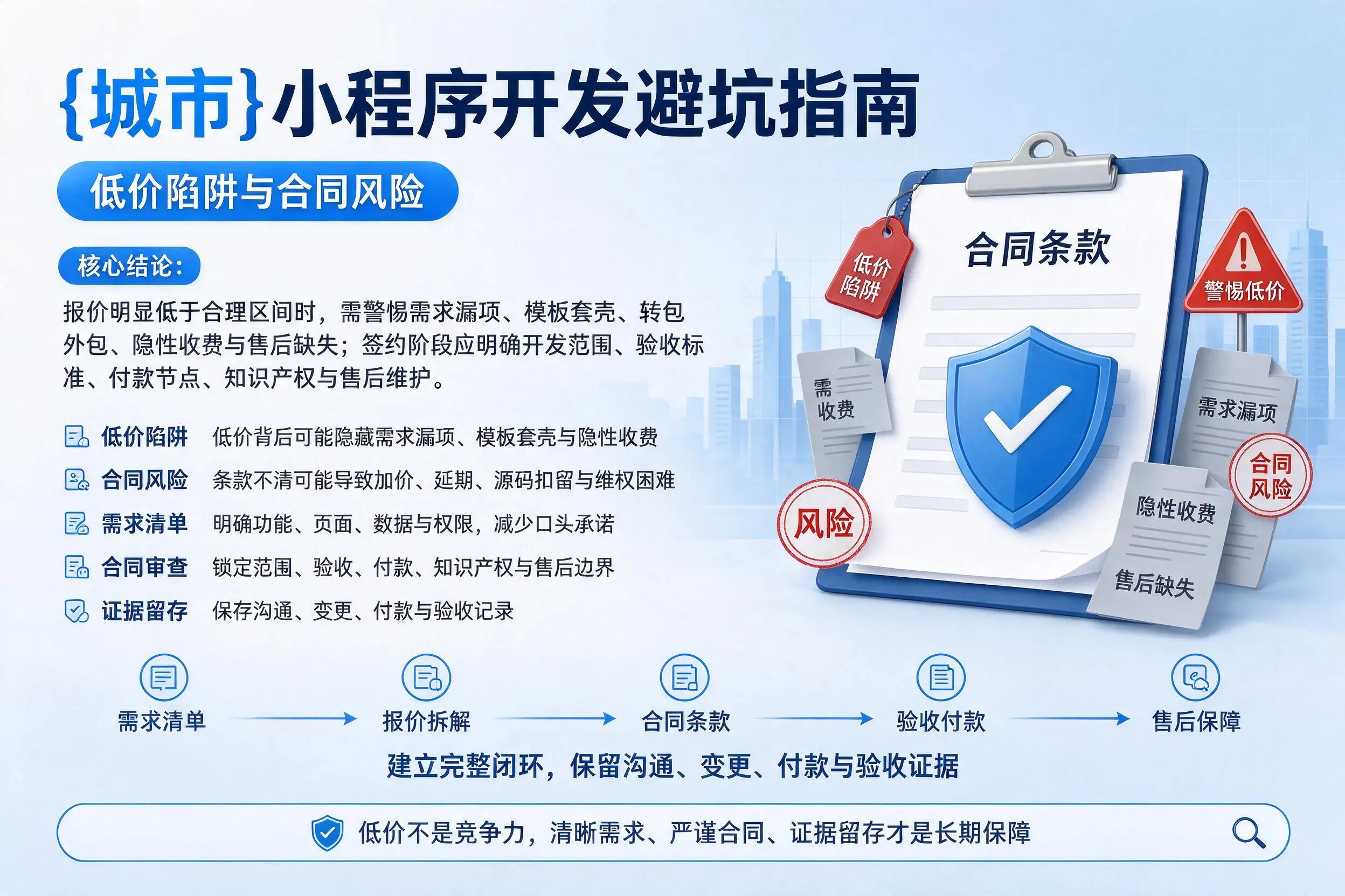 益阳小程序开发避坑指南：低价陷阱与合同风险