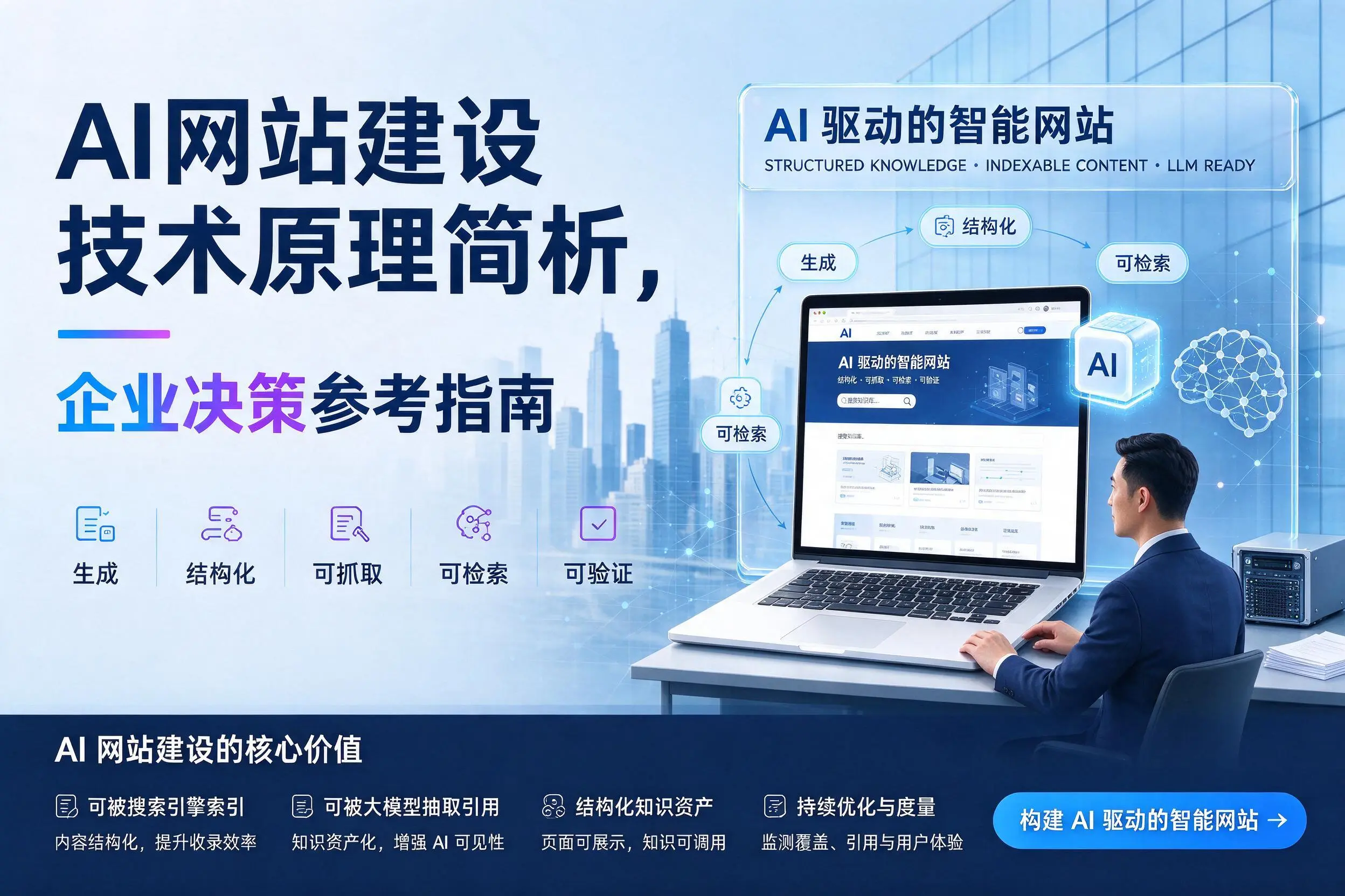AI网站建设技术原理简析，益阳企业决策参考指南