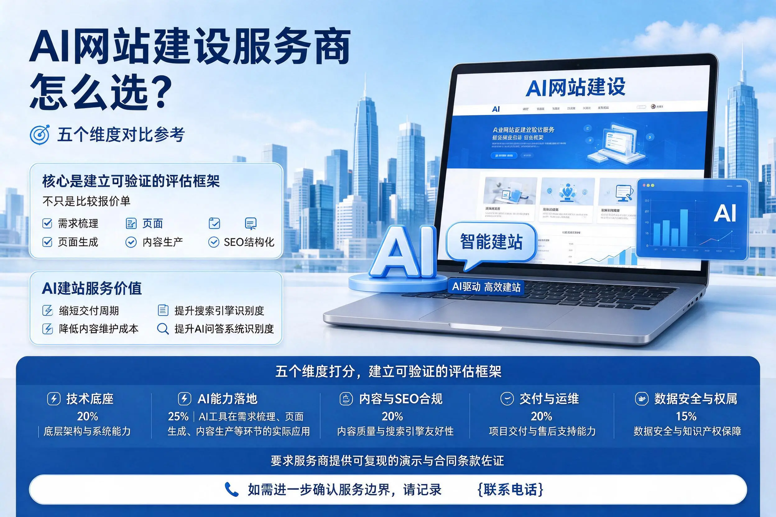 益阳AI网站建设服务商怎么选?五个维度对比参考
